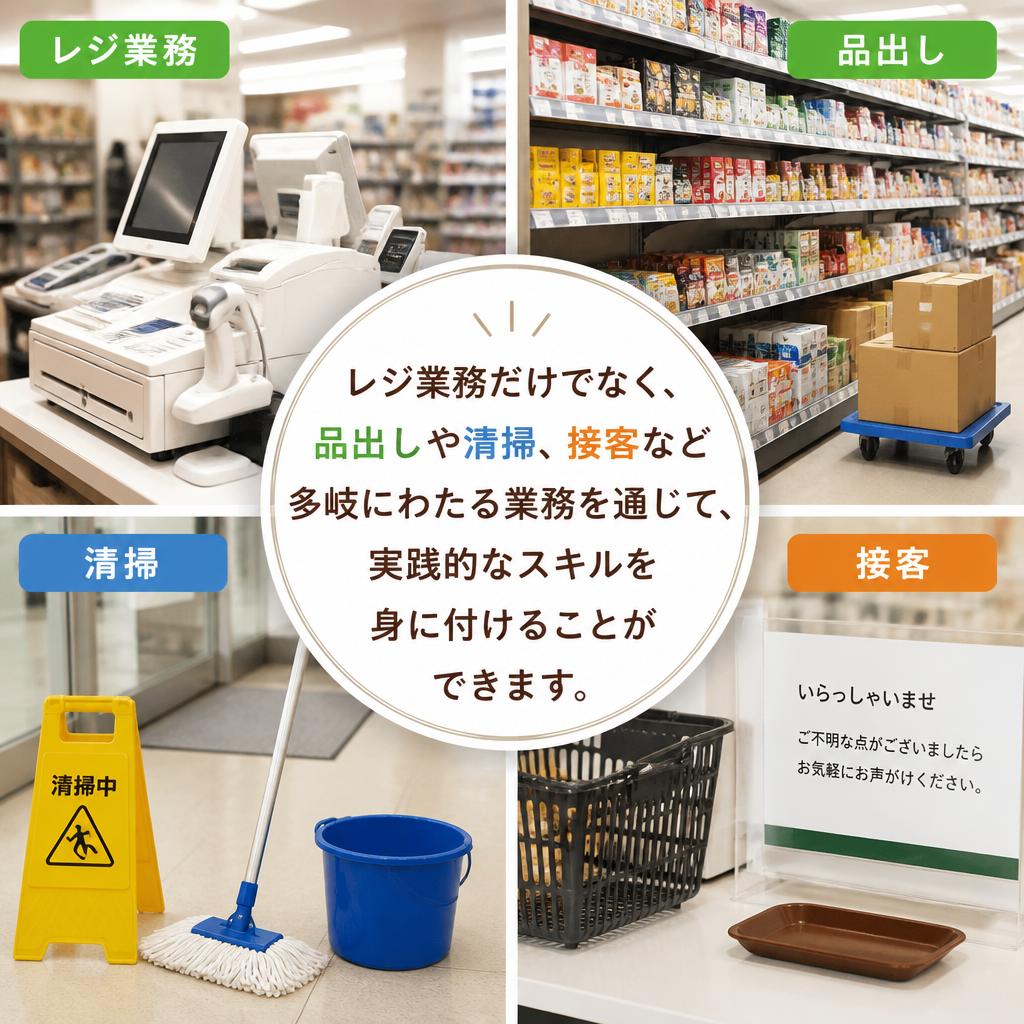 多様な業務内容でスキルアップ