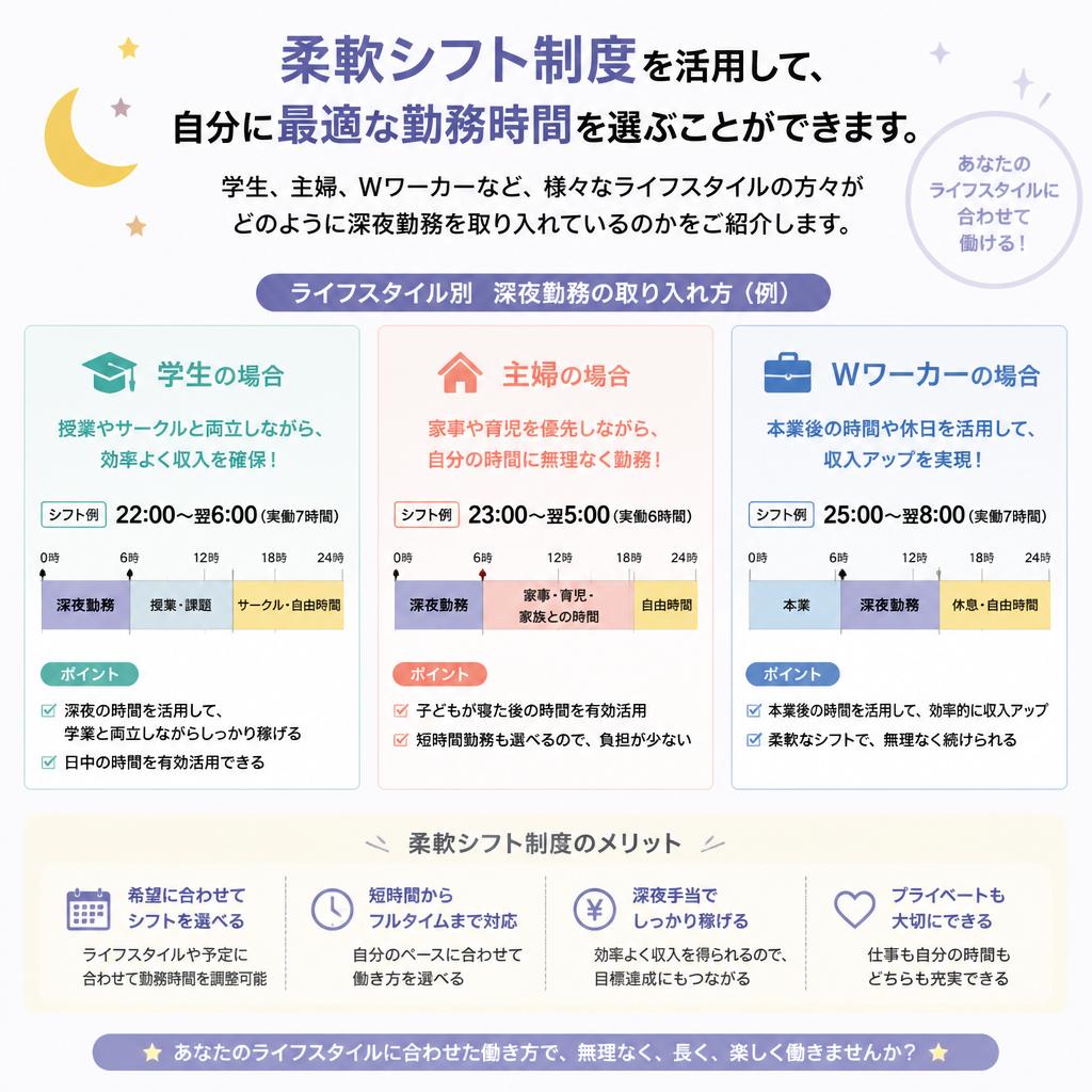 ライフスタイルに合わせた働き方