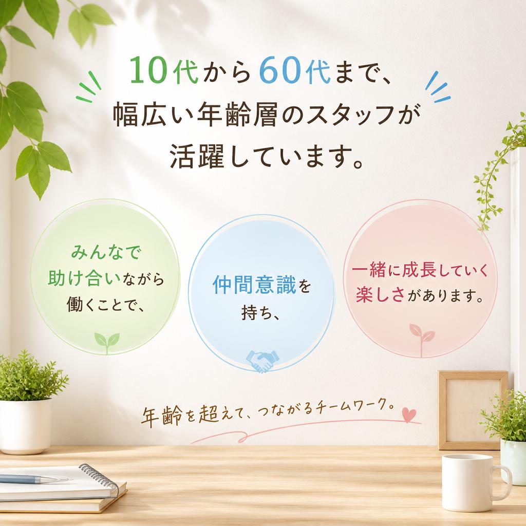多くの仲間と共に成長する楽しさ